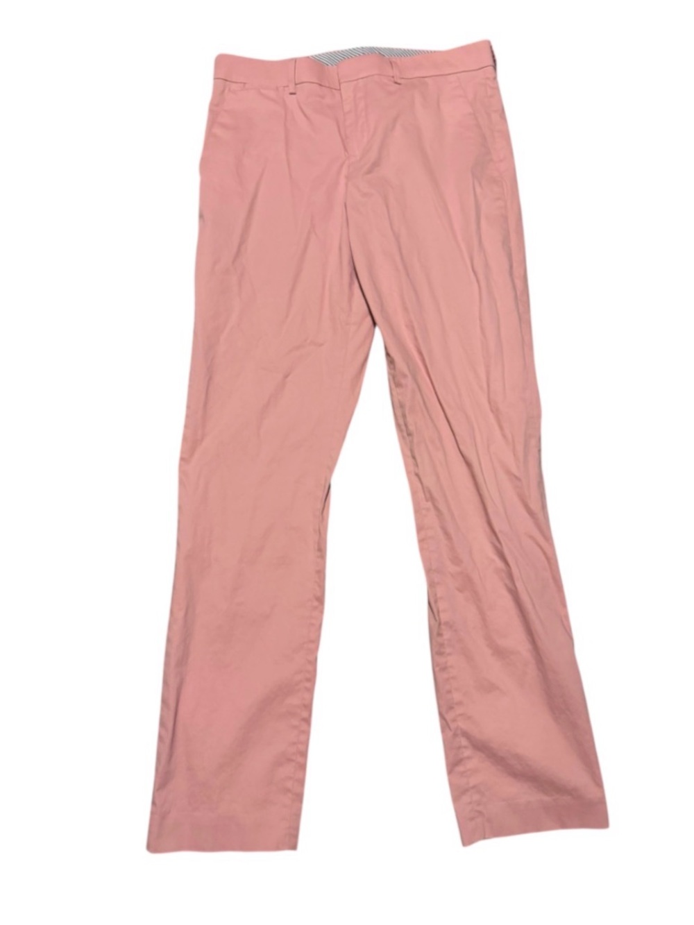 Express Salmon Pink Straight-Leg Jeans